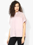 Mango Embroidered Appliqué Blouse--T-Shirt-Mango-Demo Store Rahul Khare - 1