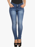 X'Pose Mid Rise Blue Regular Jeans--Jeans-X'Pose-Demo Store Rahul Khare - 1